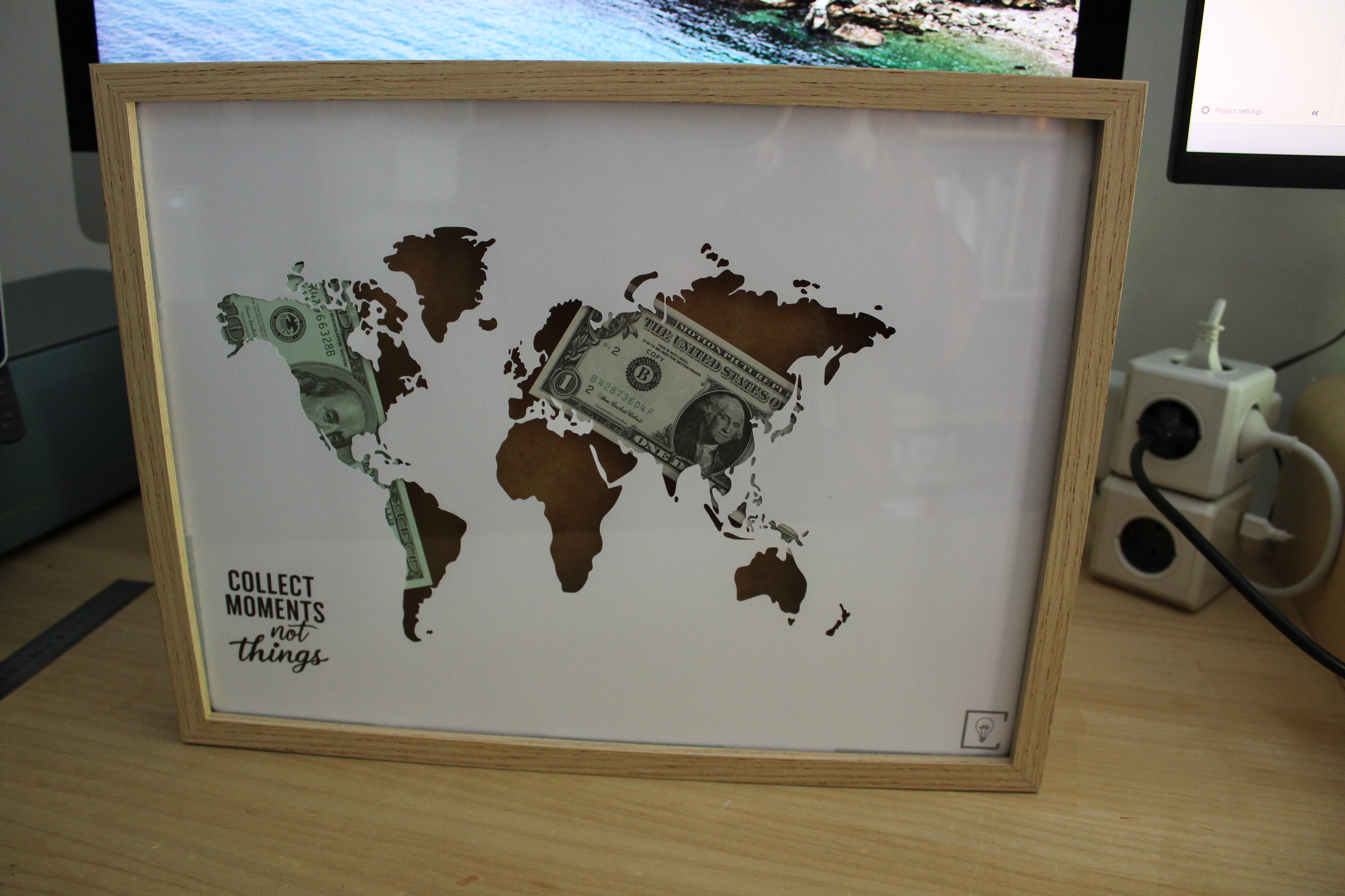 World Map – Collect Moments, Not Things